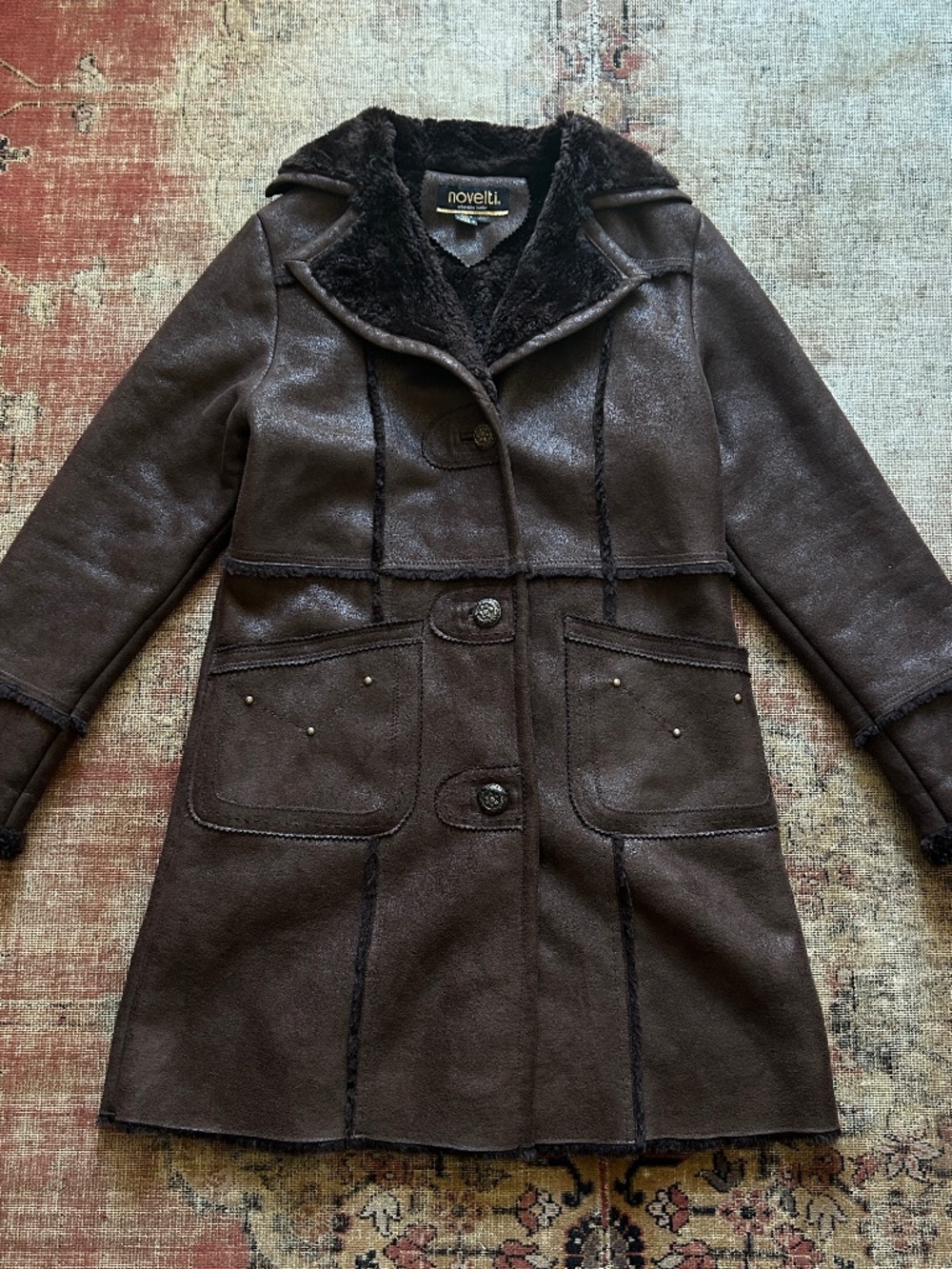 Vintage Y2K Faux Fur Coat
